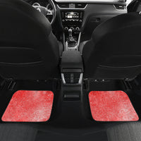 Polynesia Sea Turtle Couple Car Mats Happy Valentine Day Red LT05 - Polynesian Pride