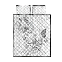 Polynesia Sea Turtle Couple Quilt Bed Set Happy Valentine Day White LT05 White - Polynesian Pride
