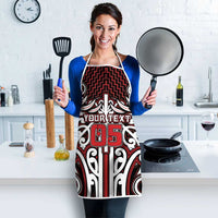 Custom Aotearoa Ngapuhi Apron Maori Tribal Pattern Mix Poutama