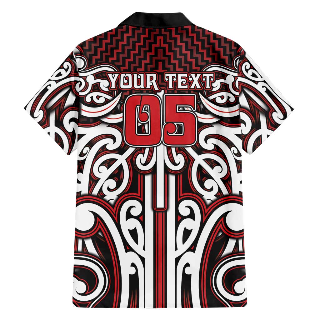Custom Aotearoa Ngapuhi Family Matching Short Sleeve Bodycon Dress and Hawaiian Shirt Maori Tribal Pattern Mix Poutama LT05 - Polynesian Pride