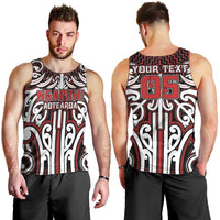 Custom Aotearoa Ngapuhi Men Tank Top Maori Tribal Pattern Mix Poutama