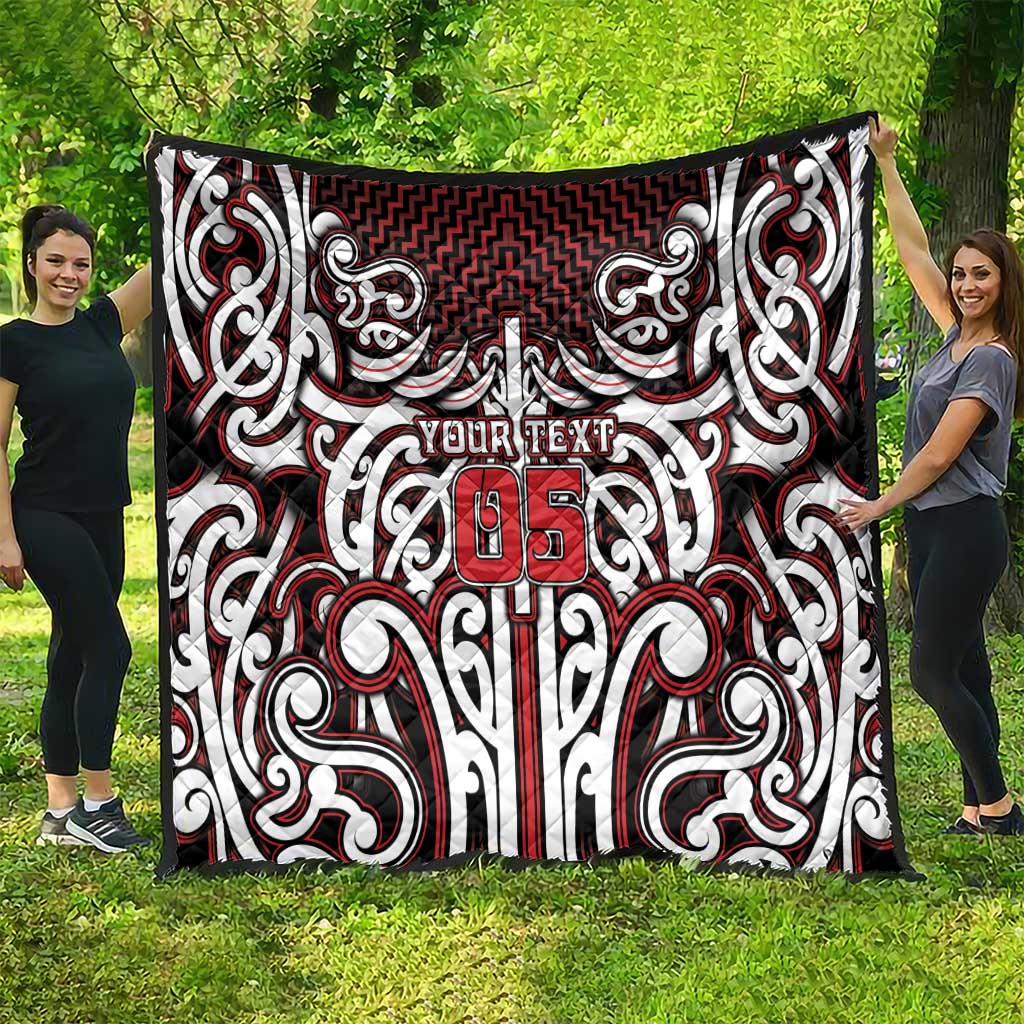 Custom Aotearoa Ngapuhi Quilt Maori Tribal Pattern Mix Poutama LT05 - Polynesian Pride