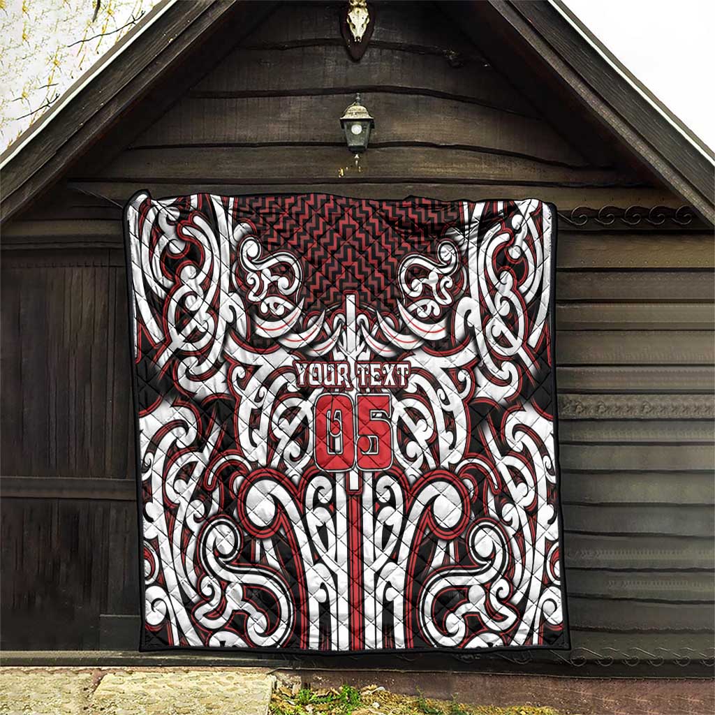 Custom Aotearoa Ngapuhi Quilt Maori Tribal Pattern Mix Poutama LT05 - Polynesian Pride