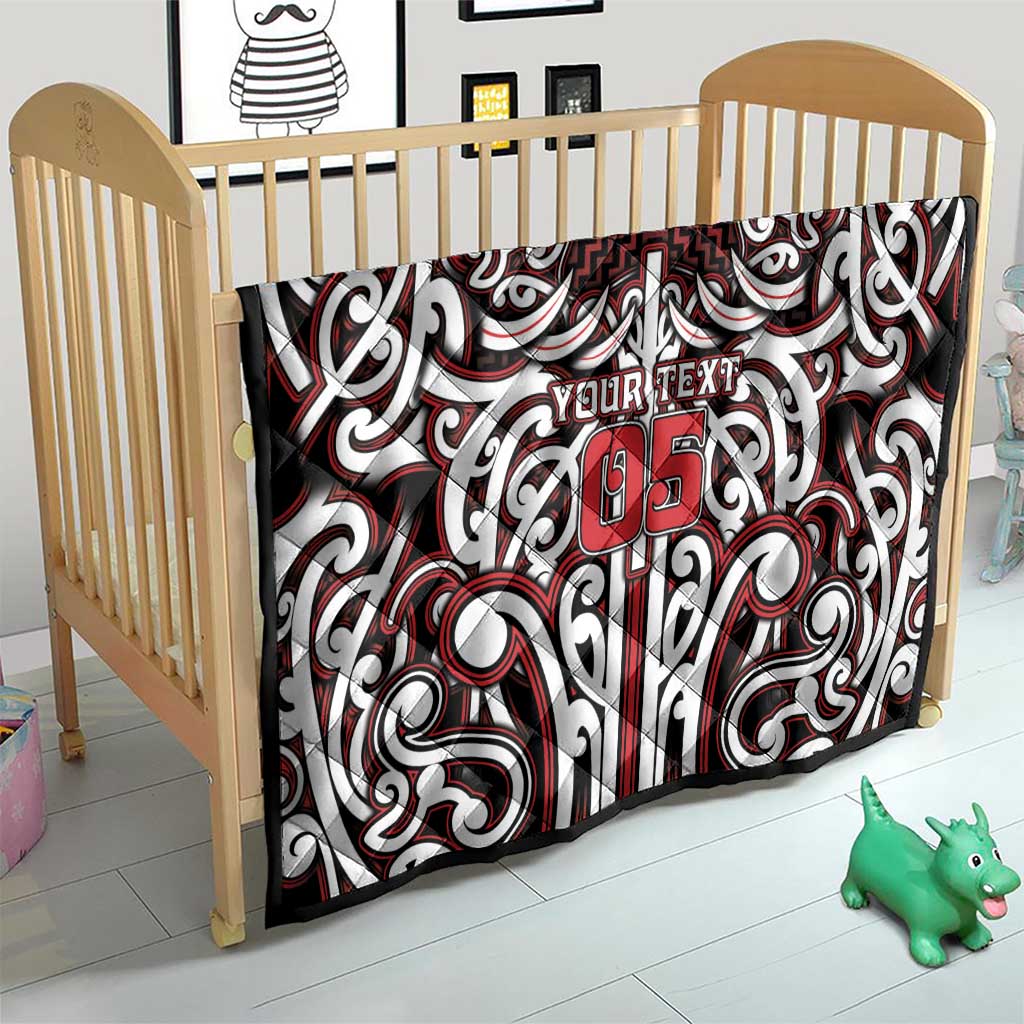 Custom Aotearoa Ngapuhi Quilt Maori Tribal Pattern Mix Poutama LT05 - Polynesian Pride