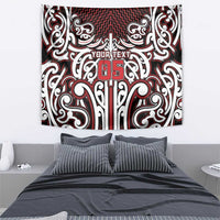 Custom Aotearoa Ngapuhi Tapestry Maori Tribal Pattern Mix Poutama