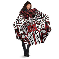Custom Aotearoa Ngapuhi Umbrella Maori Tribal Pattern Mix Poutama LT05 - Polynesian Pride