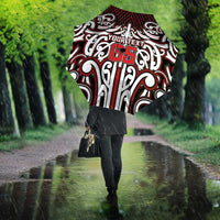 Custom Aotearoa Ngapuhi Umbrella Maori Tribal Pattern Mix Poutama LT05 - Polynesian Pride