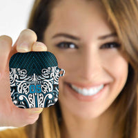 Custom Aotearoa Ngati Porou AirPods Case Maori Tribal Pattern Mix Poutama
