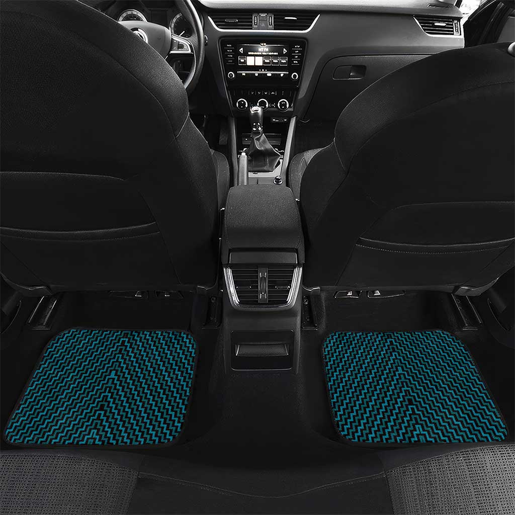 Custom Aotearoa Ngati Porou Car Mats Maori Tribal Pattern Mix Poutama