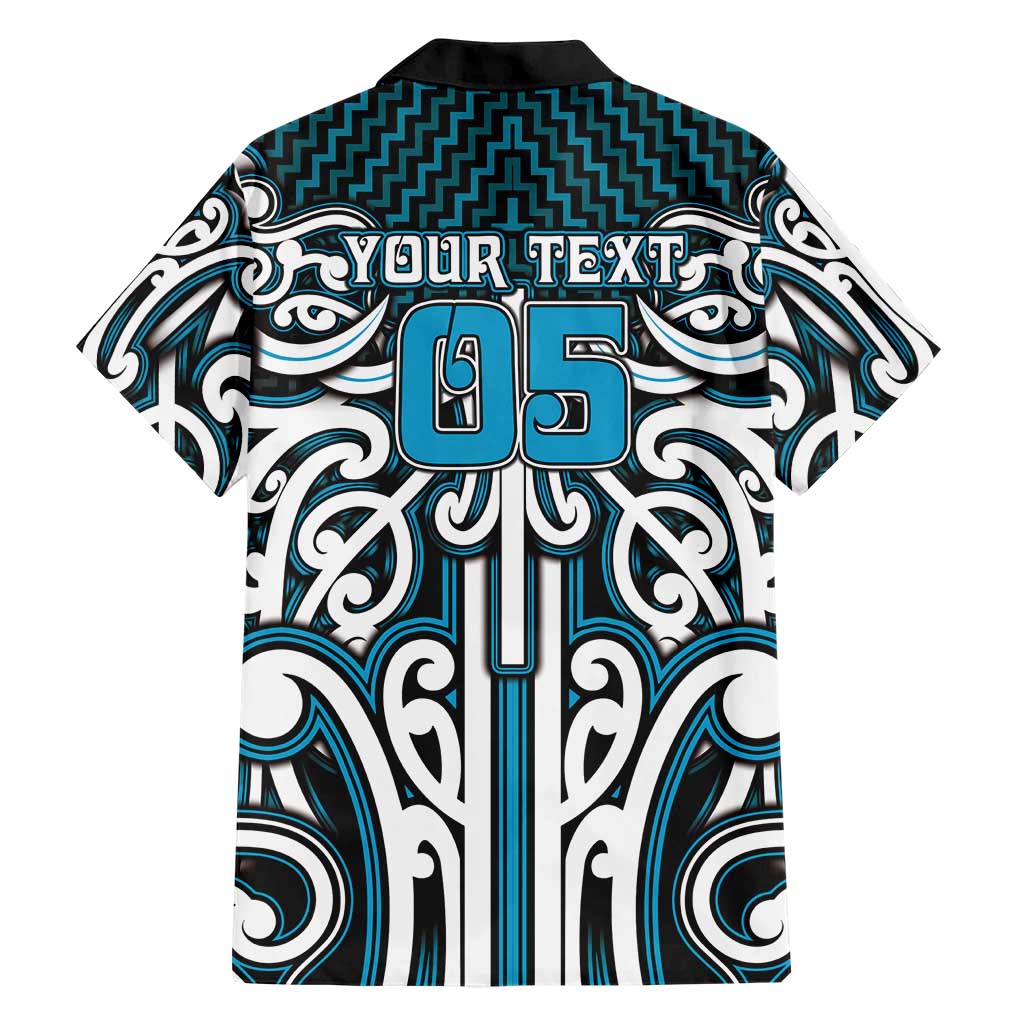 Custom Aotearoa Ngati Porou Family Matching Off Shoulder Maxi Dress and Hawaiian Shirt Maori Tribal Pattern Mix Poutama LT05 - Polynesian Pride