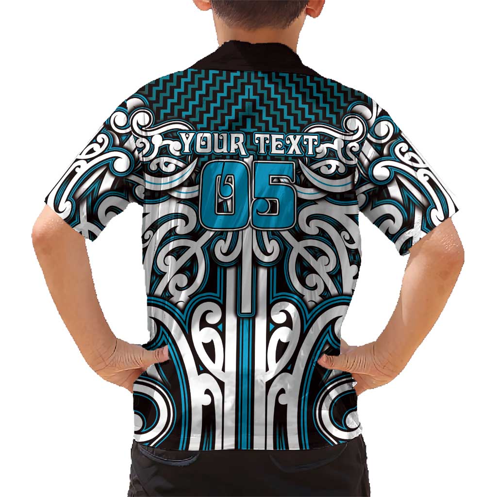 Custom Aotearoa Ngati Porou Family Matching Summer Maxi Dress and Hawaiian Shirt Maori Tribal Pattern Mix Poutama LT05 - Polynesian Pride