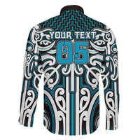 Custom Aotearoa Ngati Porou Family Matching Summer Maxi Dress and Hawaiian Shirt Maori Tribal Pattern Mix Poutama LT05 - Polynesian Pride