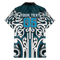 Custom Aotearoa Ngati Porou Family Matching Tank Maxi Dress and Hawaiian Shirt Maori Tribal Pattern Mix Poutama LT05 - Polynesian Pride