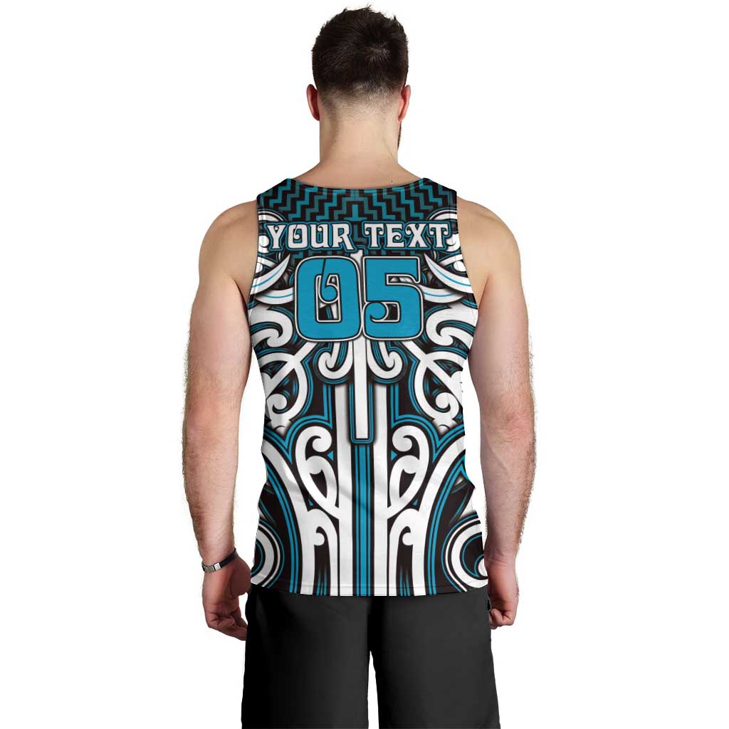 Custom Aotearoa Ngati Porou Men Tank Top Maori Tribal Pattern Mix Poutama