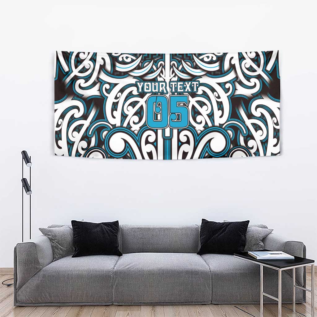 Custom Aotearoa Ngati Porou Tapestry Maori Tribal Pattern Mix Poutama