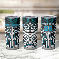 Custom Aotearoa Ngati Porou Tumbler Cup Maori Tribal Pattern Mix Poutama