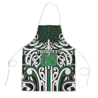 Custom Aotearoa Ngai Tahu Apron Maori Tribal Pattern Mix Poutama