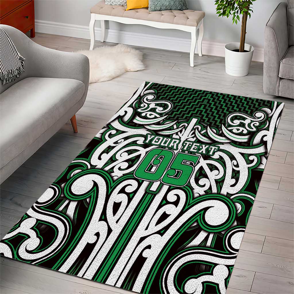 Custom Aotearoa Ngai Tahu Area Rug Maori Tribal Pattern Mix Poutama LT05 - Polynesian Pride