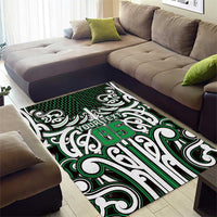 Custom Aotearoa Ngai Tahu Area Rug Maori Tribal Pattern Mix Poutama LT05 - Polynesian Pride