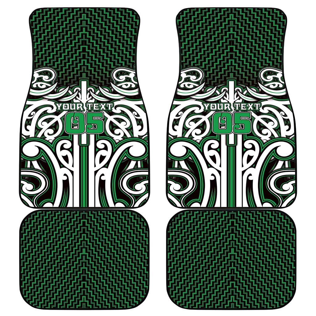 Custom Aotearoa Ngai Tahu Car Mats Maori Tribal Pattern Mix Poutama