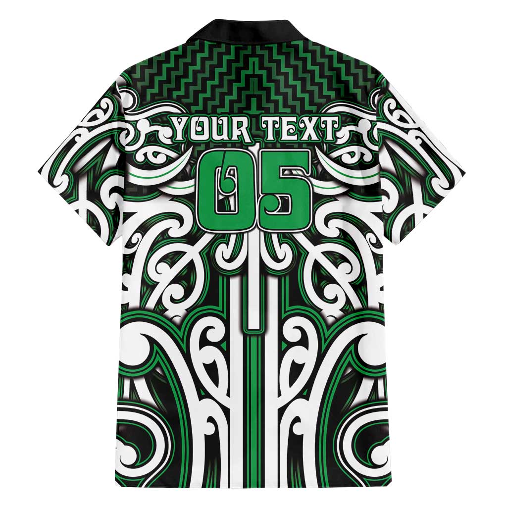 Custom Aotearoa Ngai Tahu Family Matching Off Shoulder Short Dress and Hawaiian Shirt Maori Tribal Pattern Mix Poutama LT05 - Polynesian Pride