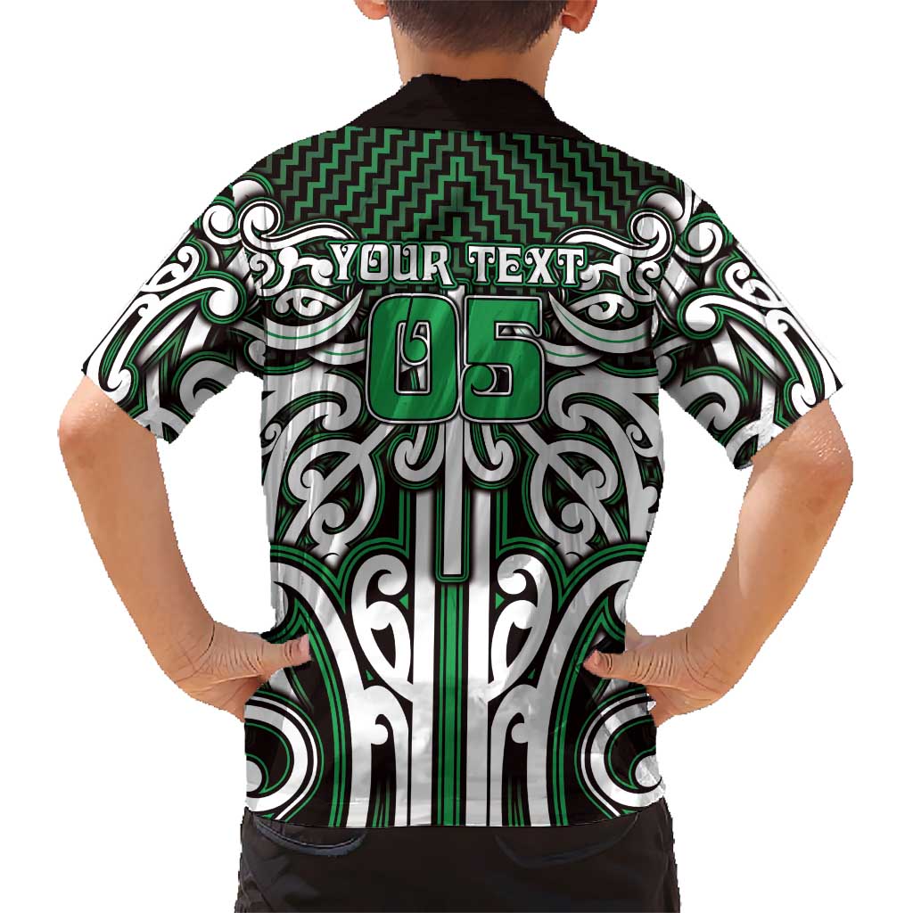 Custom Aotearoa Ngai Tahu Family Matching Short Sleeve Bodycon Dress and Hawaiian Shirt Maori Tribal Pattern Mix Poutama LT05 - Polynesian Pride