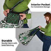 Custom Aotearoa Ngai Tahu Grocery Bag Maori Tribal Pattern Mix Poutama
