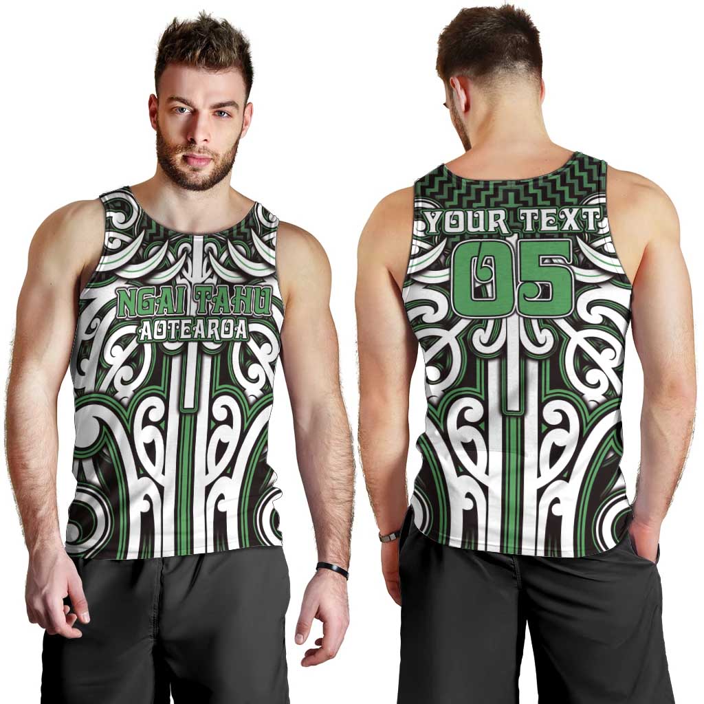 Custom Aotearoa Ngai Tahu Men Tank Top Maori Tribal Pattern Mix Poutama
