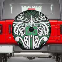 Custom Aotearoa Ngai Tahu Spare Tire Cover Maori Tribal Pattern Mix Poutama
