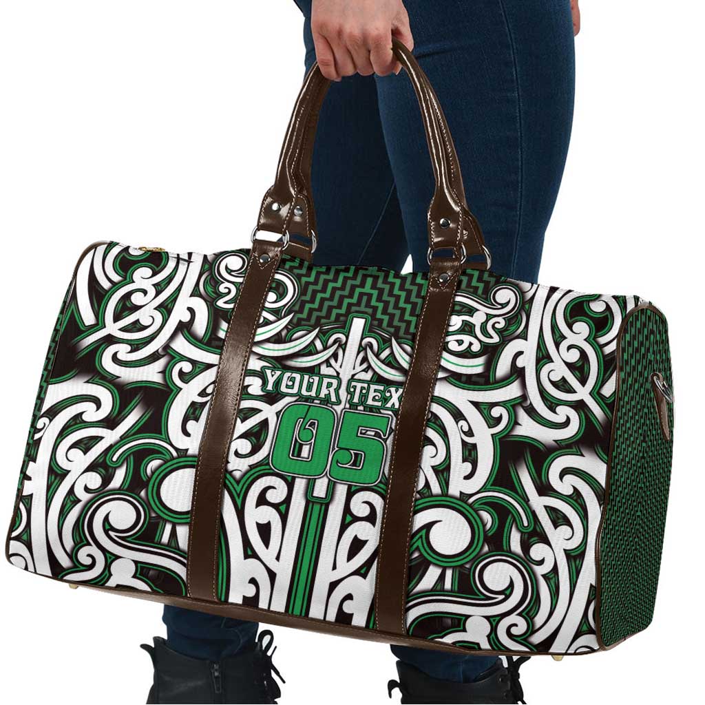 Custom Aotearoa Ngai Tahu Travel Bag Maori Tribal Pattern Mix Poutama