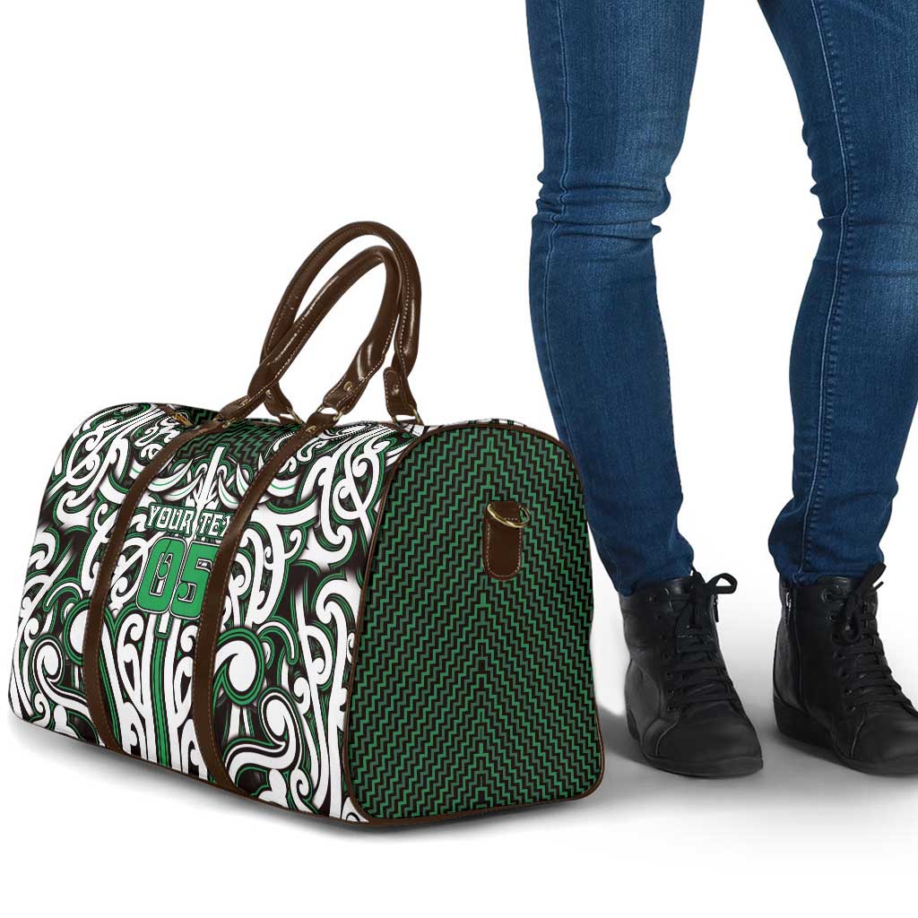 Custom Aotearoa Ngai Tahu Travel Bag Maori Tribal Pattern Mix Poutama