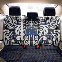 Custom Aotearoa Ngati Tuwharetoa Back Car Seat Cover Maori Tribal Pattern Mix Poutama