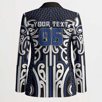 Custom Aotearoa Ngati Tuwharetoa Blazer Maori Tribal Pattern Mix Poutama