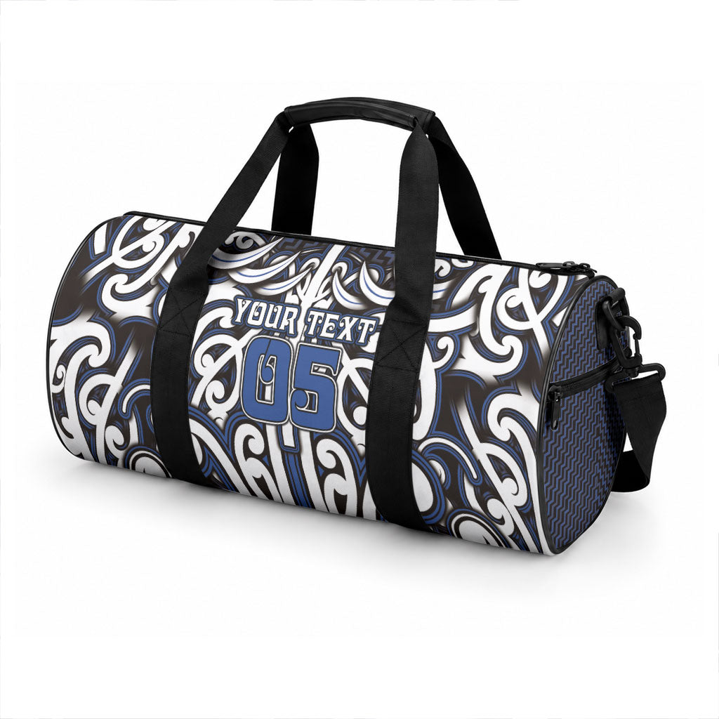 Custom Aotearoa Ngati Tuwharetoa Duffle Bag Maori Tribal Pattern Mix Poutama LT05 - Polynesian Pride