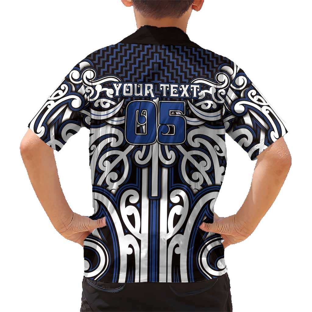 Custom Aotearoa Ngati Tuwharetoa Family Matching Puletasi and Hawaiian Shirt Maori Tribal Pattern Mix Poutama LT05 - Polynesian Pride