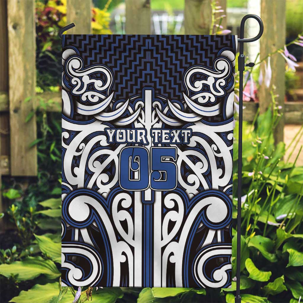 Custom Aotearoa Ngati Tuwharetoa Garden Flag Maori Tribal Pattern Mix Poutama