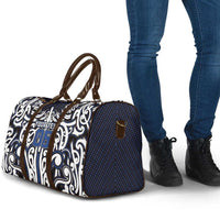 Custom Aotearoa Ngati Tuwharetoa Travel Bag Maori Tribal Pattern Mix Poutama