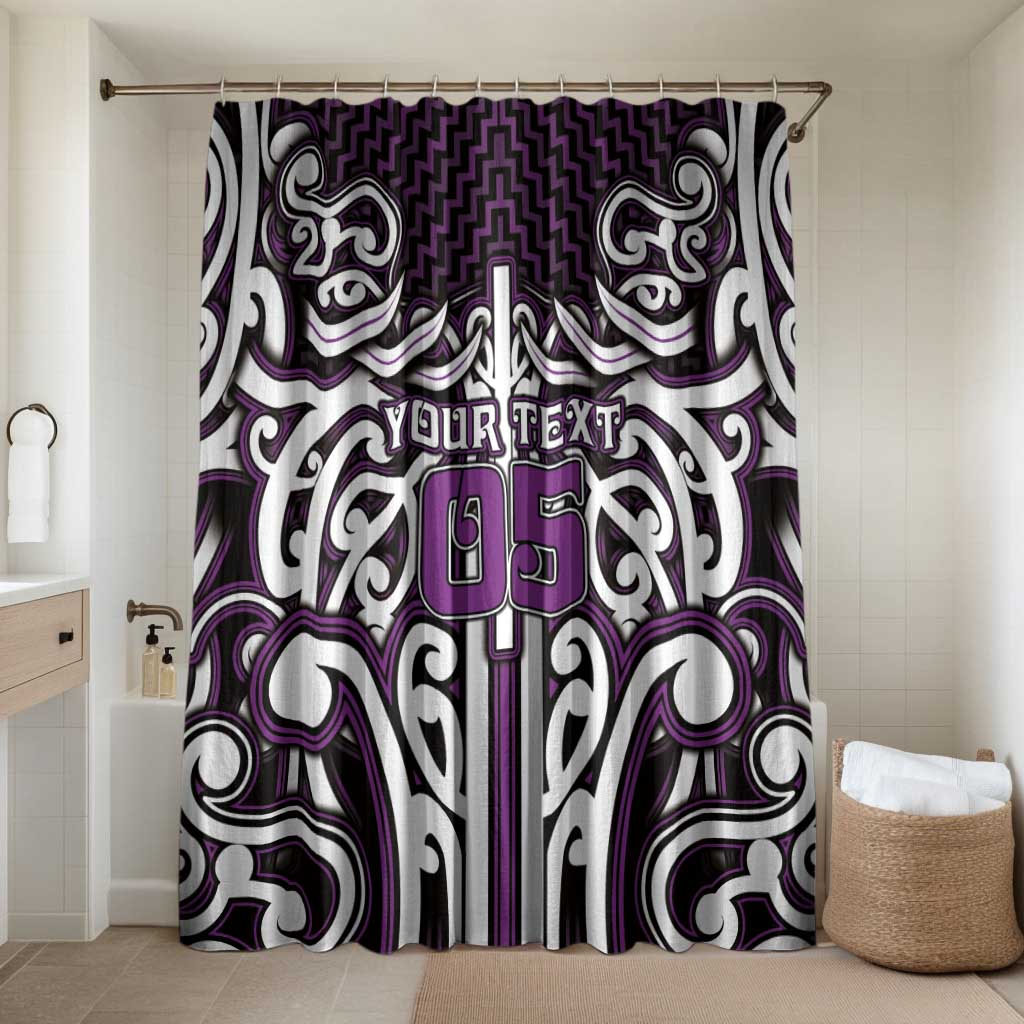 Custom Aotearoa Rangitane Bathroom Set Maori Tribal Pattern Mix Poutama