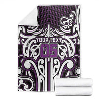 Custom Aotearoa Rangitane Blanket Maori Tribal Pattern Mix Poutama