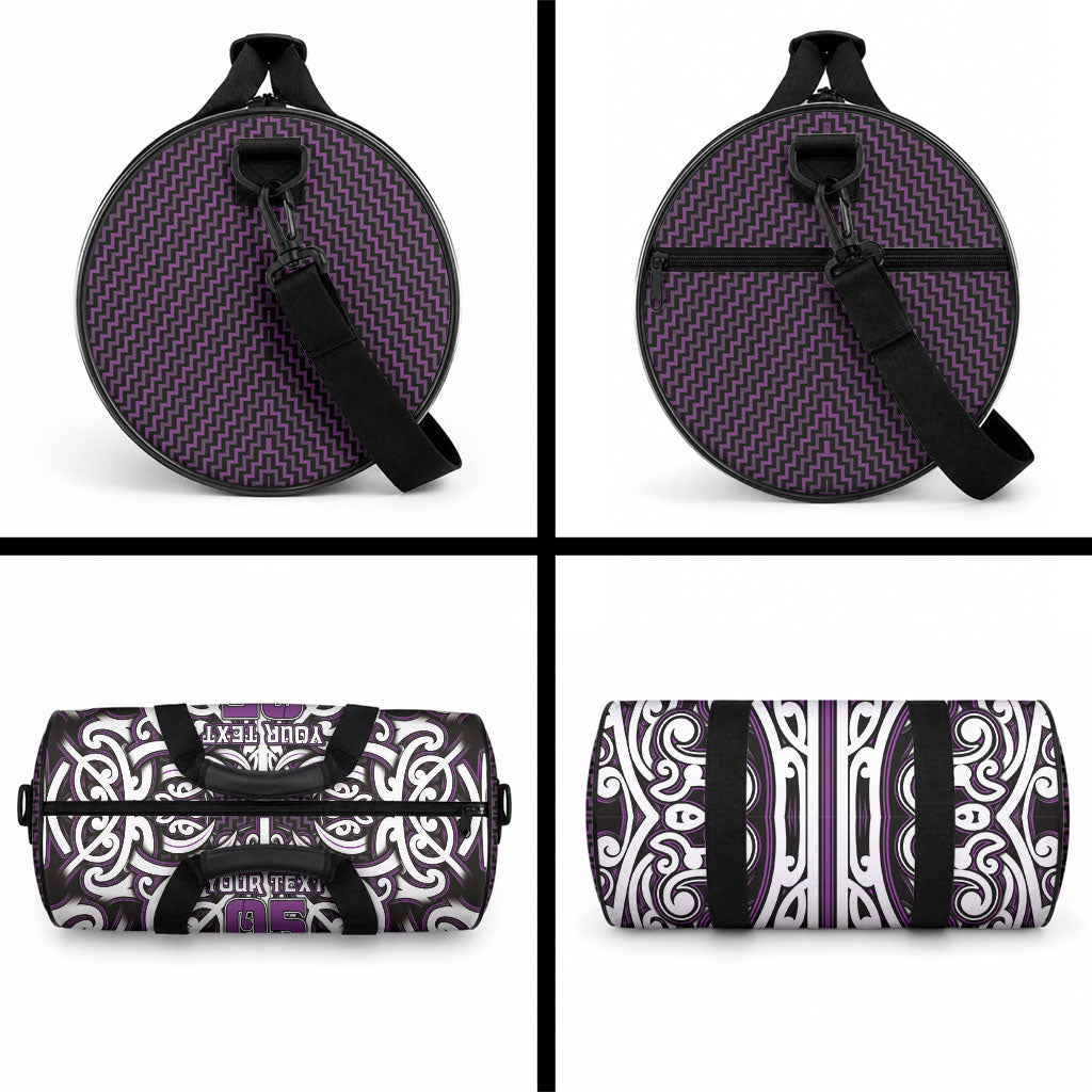 Custom Aotearoa Rangitane Duffle Bag Maori Tribal Pattern Mix Poutama LT05 - Polynesian Pride