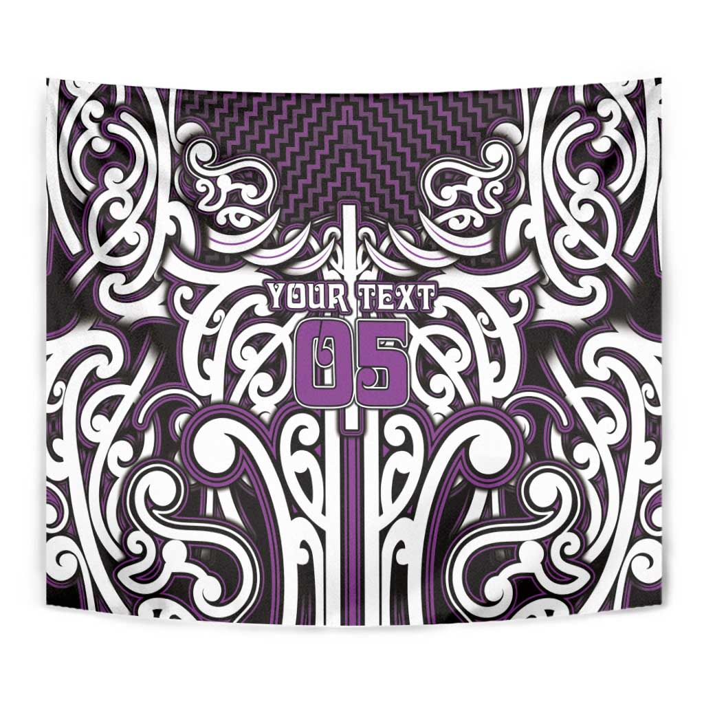 Custom Aotearoa Rangitane Tapestry Maori Tribal Pattern Mix Poutama