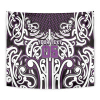 Custom Aotearoa Rangitane Tapestry Maori Tribal Pattern Mix Poutama