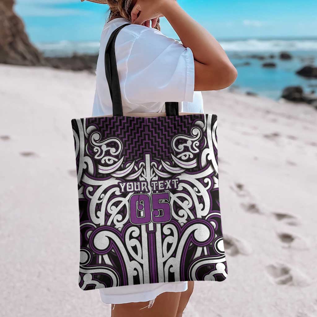 Custom Aotearoa Rangitane Tote Bag Maori Tribal Pattern Mix Poutama