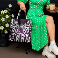 Custom Aotearoa Rangitane Tote Bag Maori Tribal Pattern Mix Poutama