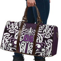 Custom Aotearoa Rangitane Travel Bag Maori Tribal Pattern Mix Poutama