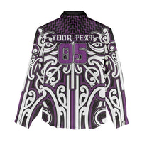 Custom Aotearoa Rangitane Women Casual Shirt Maori Tribal Pattern Mix Poutama