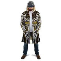 Custom Aotearoa Taranaki Cloak Maori Tribal Pattern Mix Poutama