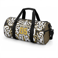 Custom Aotearoa Taranaki Duffle Bag Maori Tribal Pattern Mix Poutama LT05 - Polynesian Pride
