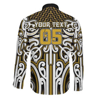 Custom Aotearoa Taranaki Family Matching Short Sleeve Bodycon Dress and Hawaiian Shirt Maori Tribal Pattern Mix Poutama LT05 - Polynesian Pride
