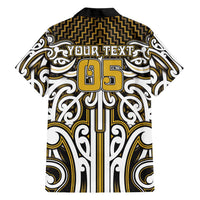 Custom Aotearoa Taranaki Family Matching Tank Maxi Dress and Hawaiian Shirt Maori Tribal Pattern Mix Poutama LT05 - Polynesian Pride